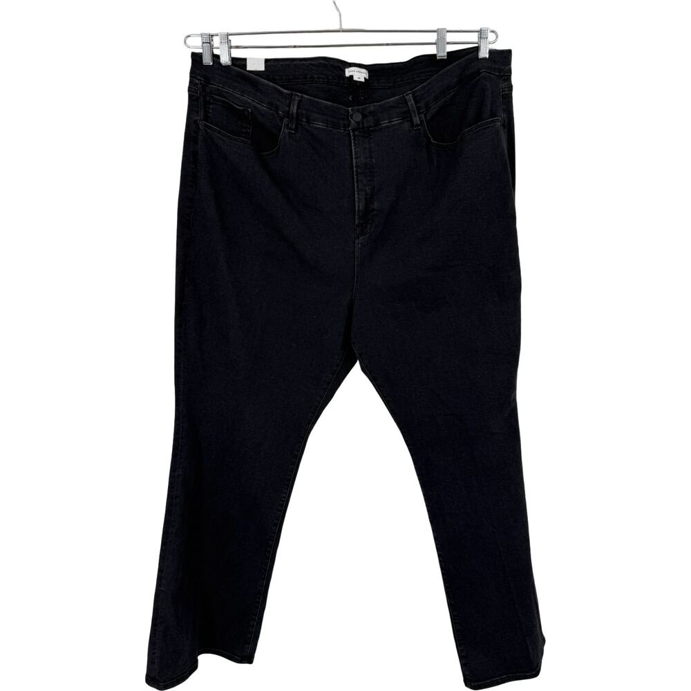 Good American GCLB900BT Good Classic slim Bootcut Jeans black size 28